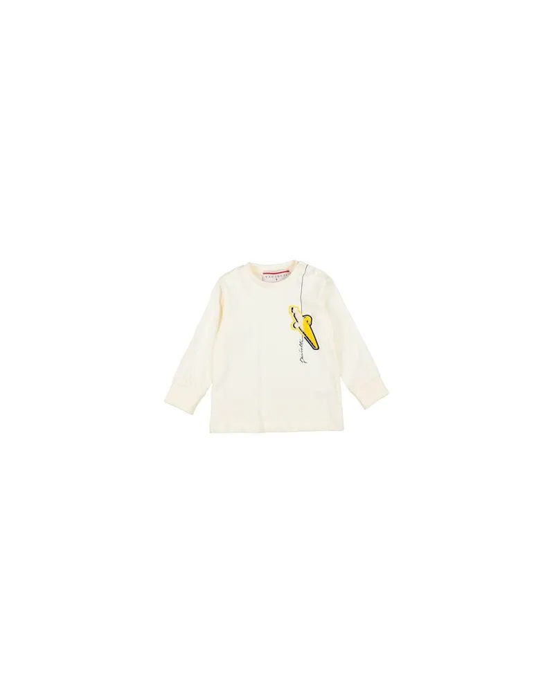 Cesare Paciotti TOPS - T-shirtsauf YOOX.COM Cremeweiß