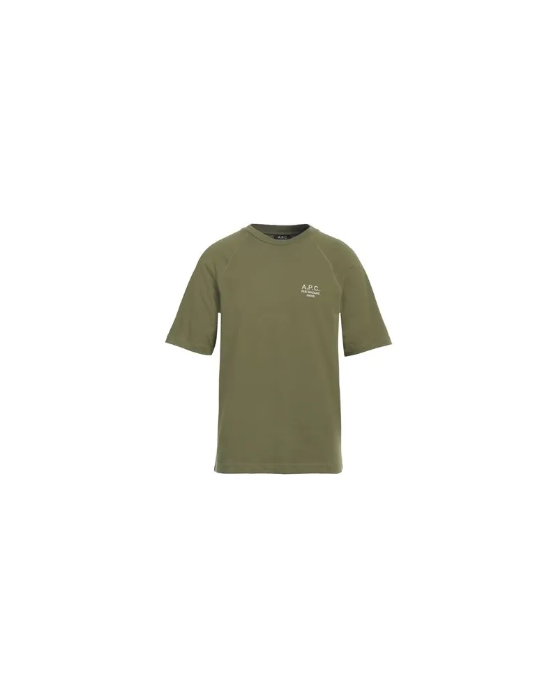A.P.C. TOPS - T-shirtsauf YOOX.COM Militärgrün