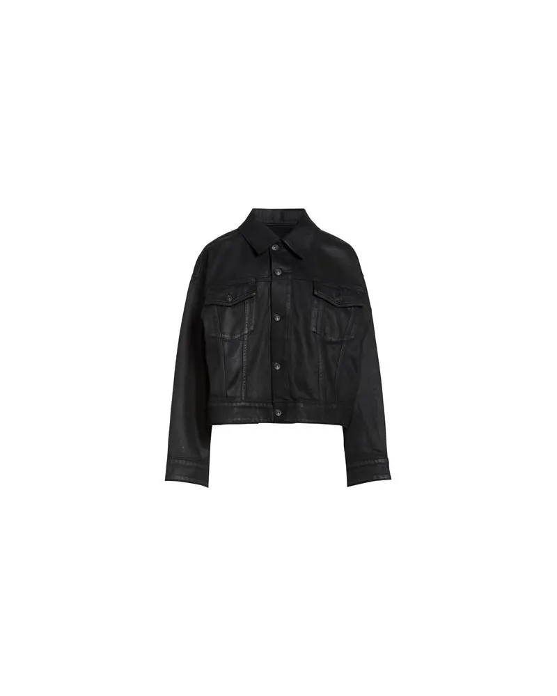 7 for all mankind JACKEN & MÄNTEL - Jeansjacken/Mäntelauf YOOX.COM Schwarz