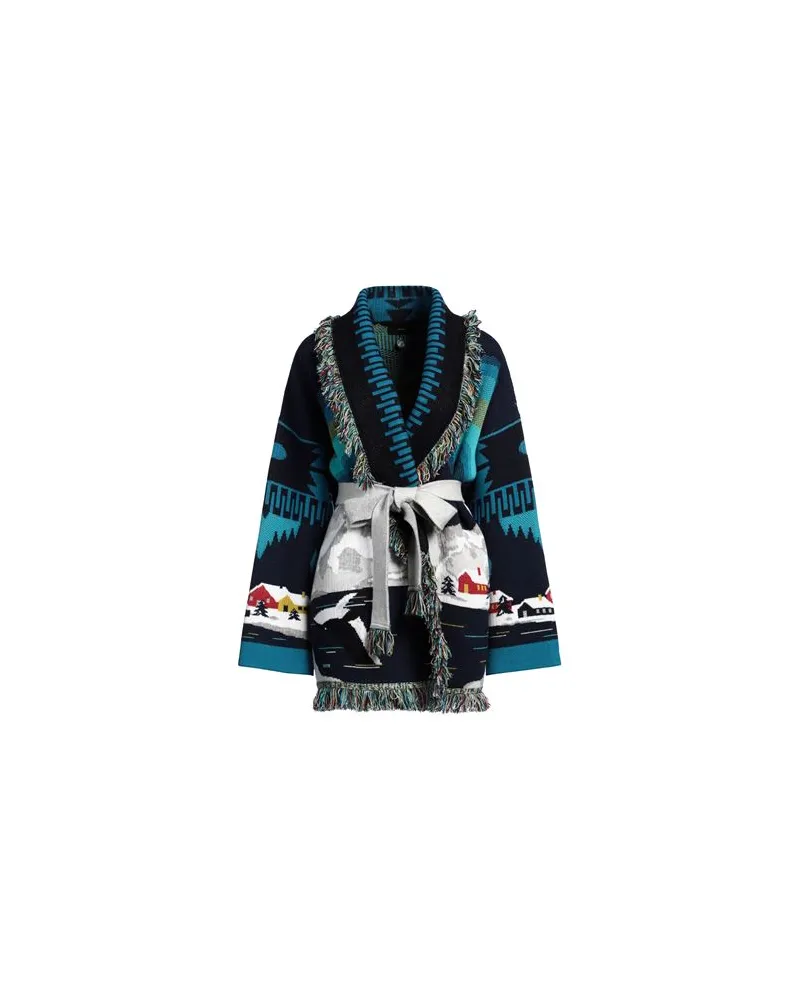 Alanui STRICKWAREN - Strickjackenauf YOOX.COM Blau