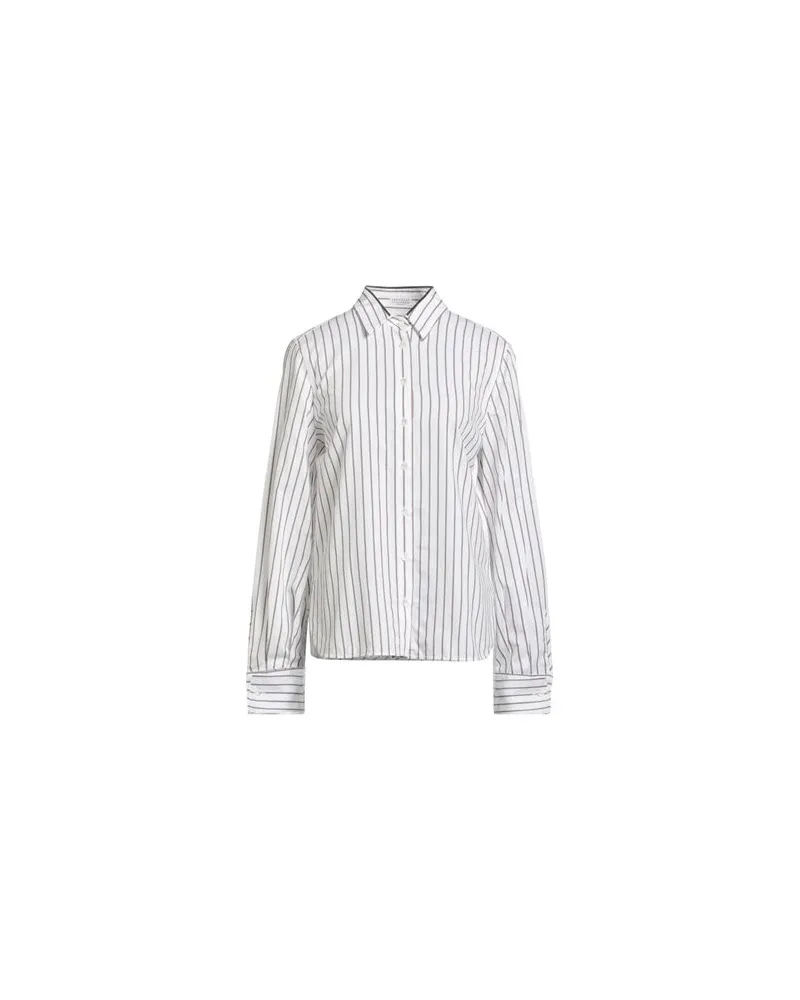 Brunello Cucinelli TOPS - Hemdenauf YOOX.COM Weiß