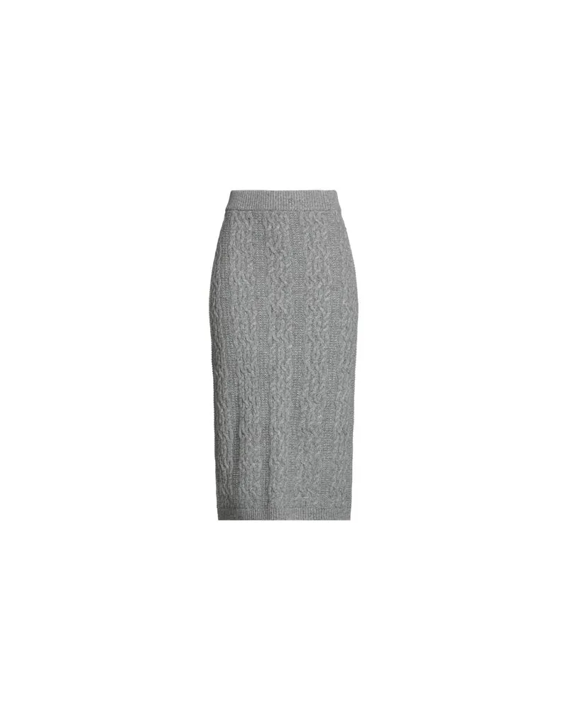 Selected HOSEN & RÖCKE - Midi-Röckeauf YOOX.COM Hellgrau