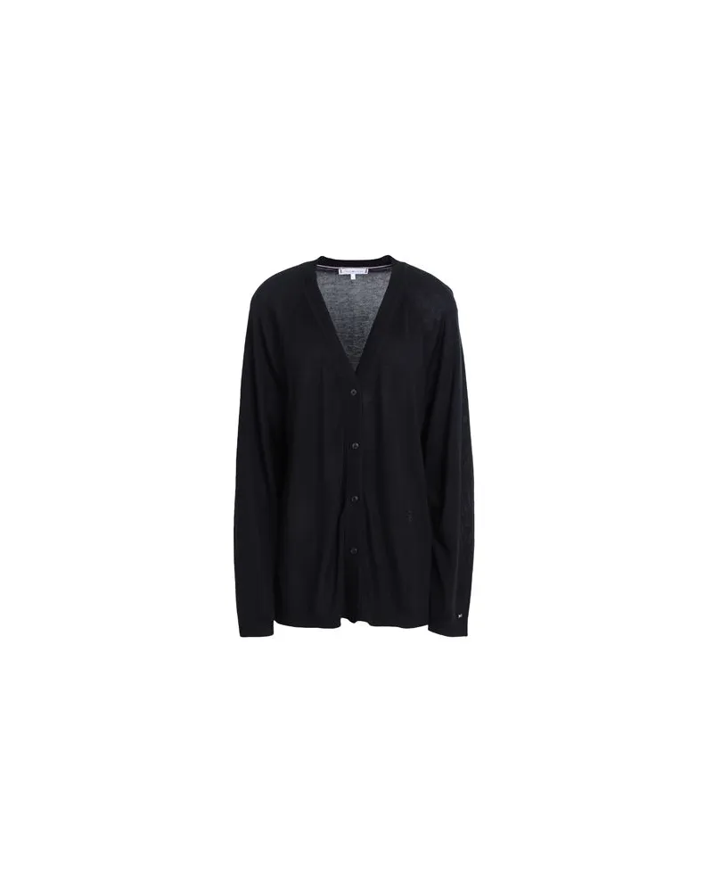 Tommy Hilfiger STRICKWAREN - Strickjackenauf YOOX.COM Schwarz