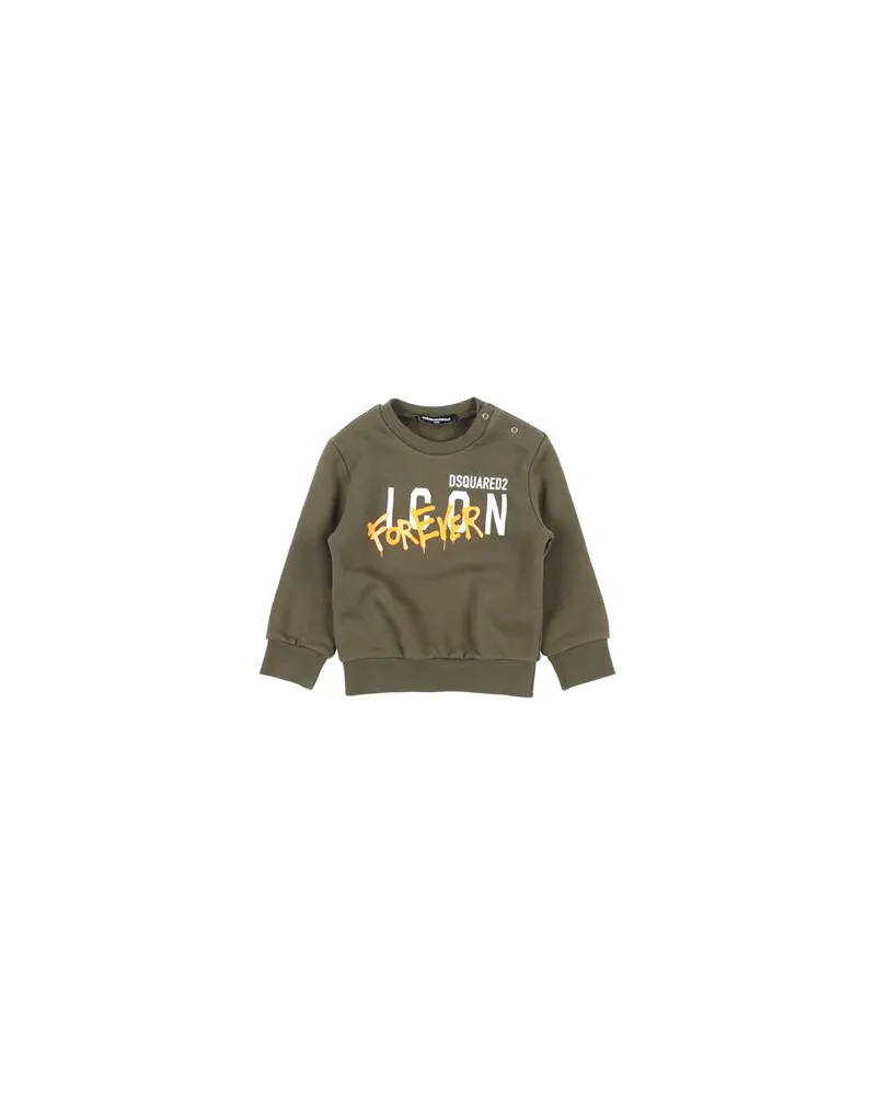 Dsquared2 ICON - TOPS - Sweatshirtsauf YOOX.COM Militärgrün