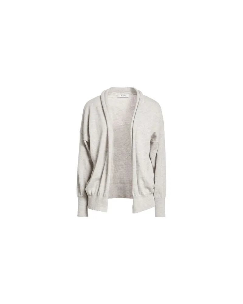 Alpha Studio STRICKWAREN - Strickjackenauf YOOX.COM Hellgrau