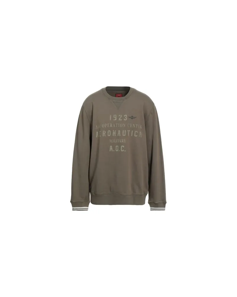 Aeronautica Militare TOPS - Sweatshirtsauf YOOX.COM Militärgrün