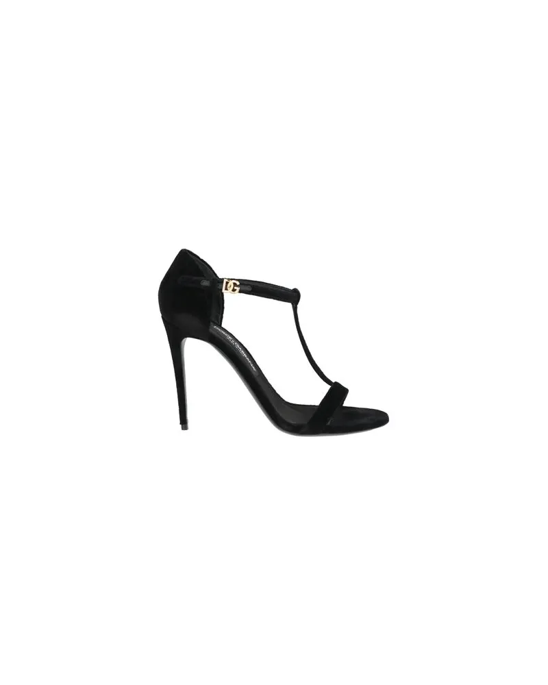 Dolce & Gabbana SCHUHE - Sandalenauf YOOX.COM Schwarz