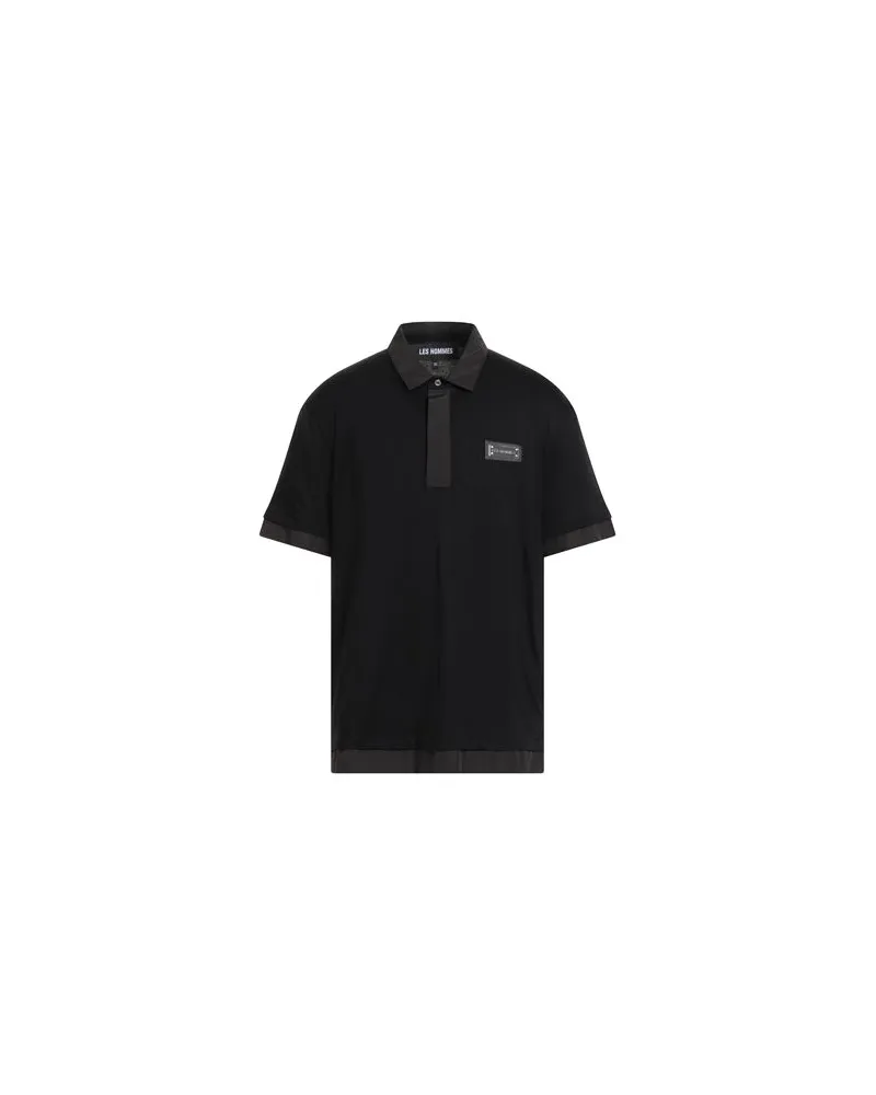 Les Hommes TOPS - Poloshirtsauf YOOX.COM Schwarz