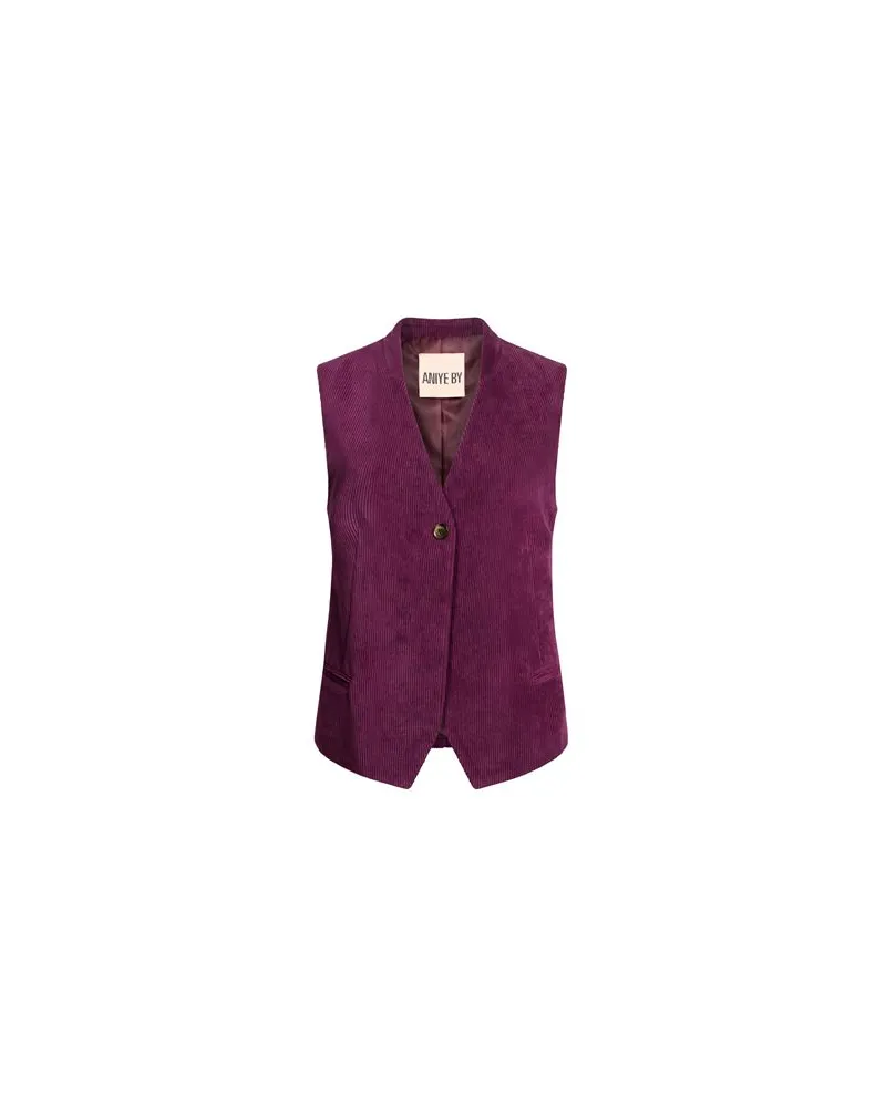 Aniye By ANZÜGE und CO-ORDS - Couture-Westenauf YOOX.COM Pflaume