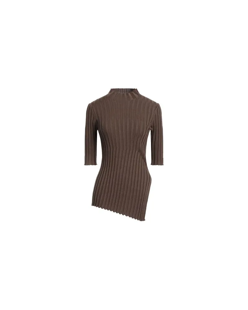 Calvin Klein STRICKWAREN - Rollkragenpulloverauf YOOX.COM Braun