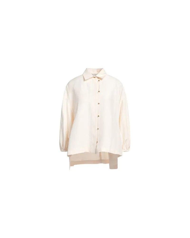 Max Mara TOPS - Hemdenauf YOOX.COM Cremeweiß