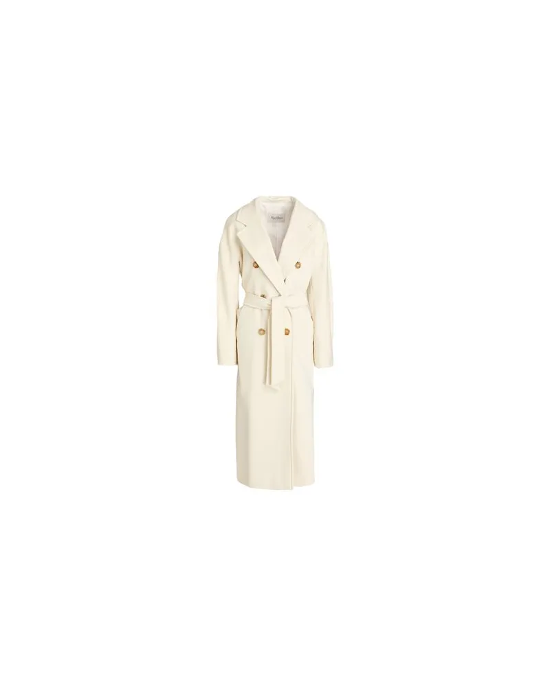 Max Mara JACKEN & MÄNTEL - Mäntelauf YOOX.COM Cremeweiß