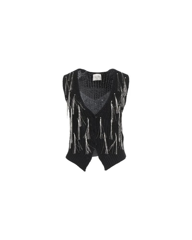 ALYSI STRICKWAREN - Strickjackenauf YOOX.COM Schwarz