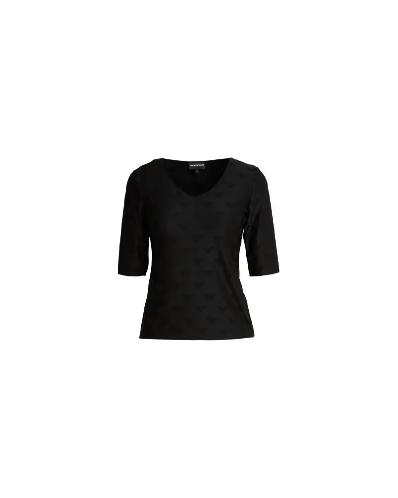 Emporio Armani TOPS - T-shirtsauf YOOX.COM Schwarz