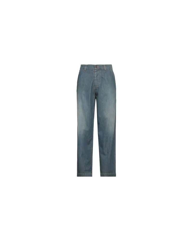 Maison Margiela HOSEN & RÖCKE - Jeanshosenauf YOOX.COM Blau
