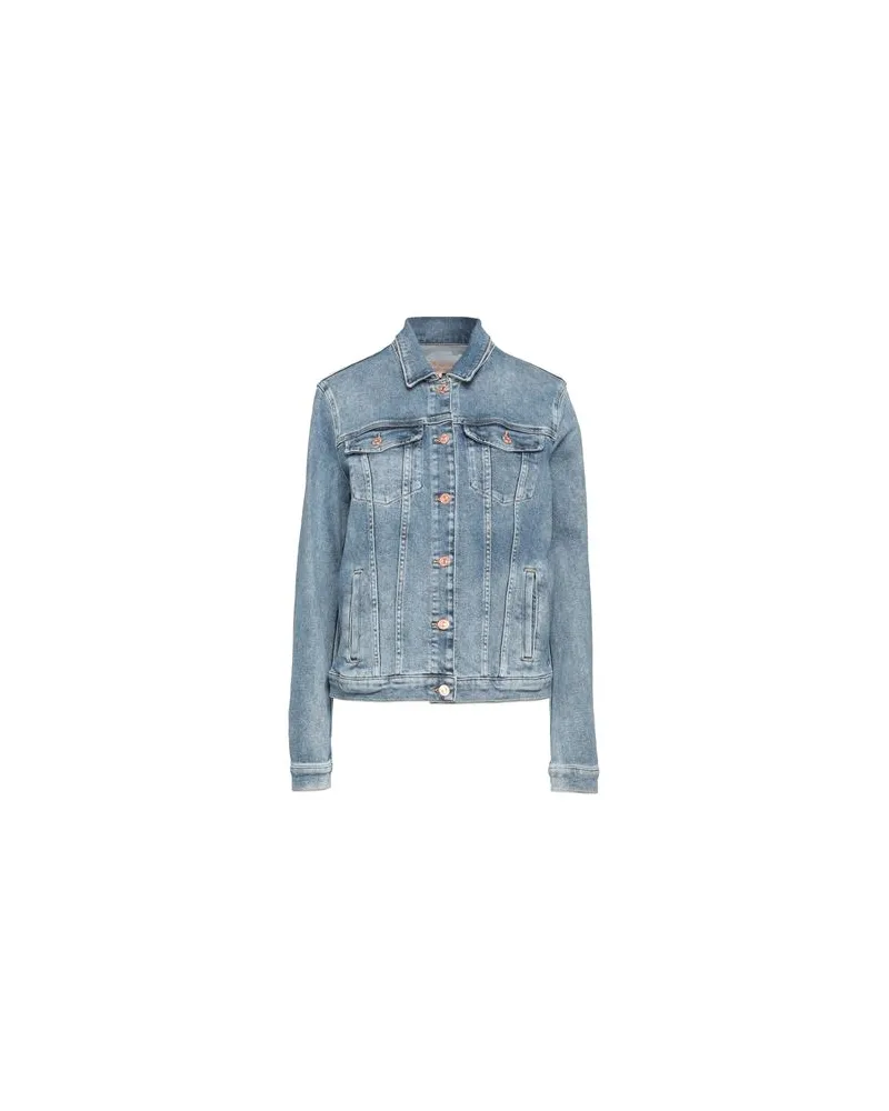 7 for all mankind LUXE VINTAGE - JACKEN & MÄNTEL - Jeansjacken/Mäntelauf YOOX.COM Blau