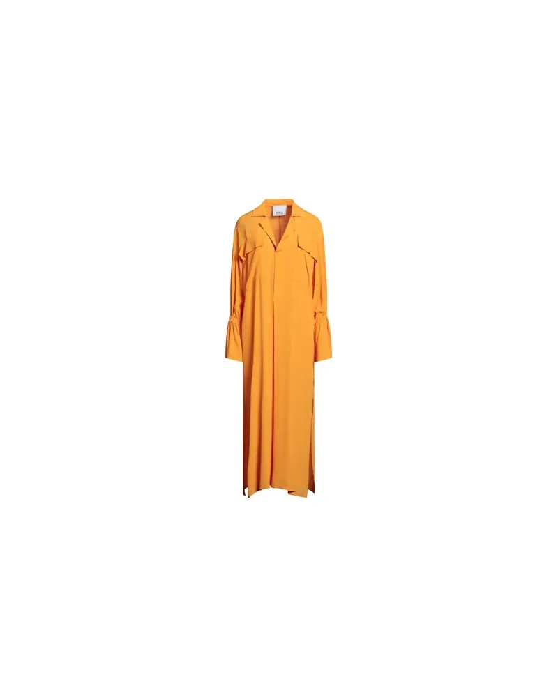 Erika Cavallini KLEIDER - Maxi-Kleiderauf YOOX.COM Orange