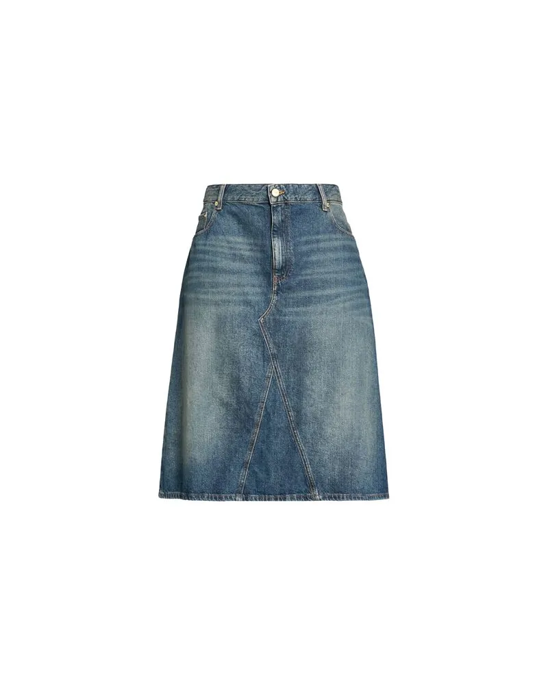 Ganni HOSEN & RÖCKE - Jeansröckeauf YOOX.COM Blau