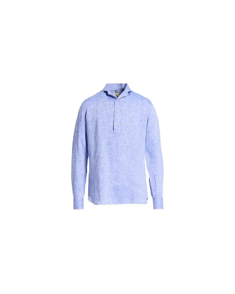 Luigi Borrelli TOPS - Hemdenauf YOOX.COM Blau