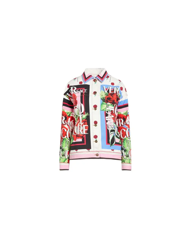 Versace Jeans JACKEN & MÄNTEL - Jeansjacken/Mäntelauf YOOX.COM Weiß