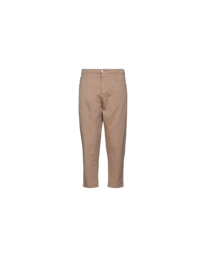OFFICINA 36 HOSEN & RÖCKE - Jeanshosenauf YOOX.COM Kamel