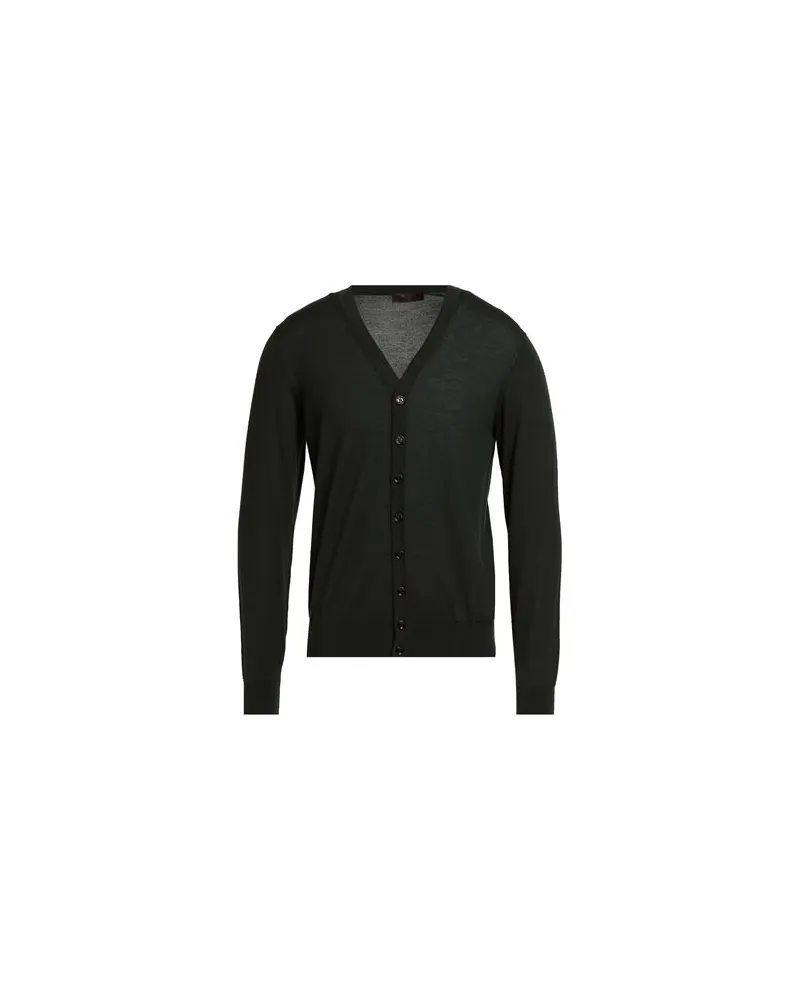 MOORER STRICKWAREN - Strickjackenauf YOOX.COM Dunkelgrün