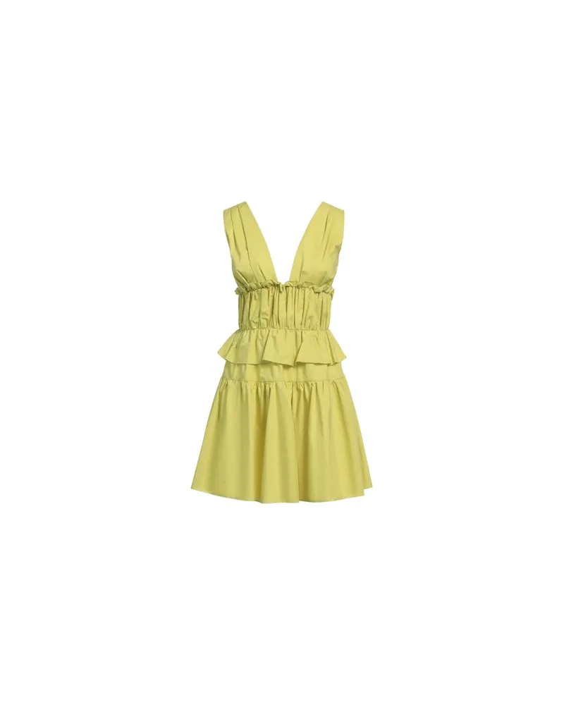 OLLA PARÉG KLEIDER - Mini-Kleiderauf YOOX.COM Limettengrün