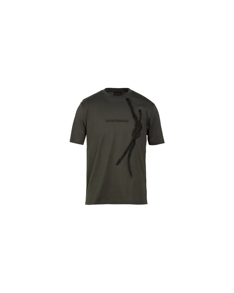 Emporio Armani TOPS - T-shirtsauf YOOX.COM Dunkelgrün