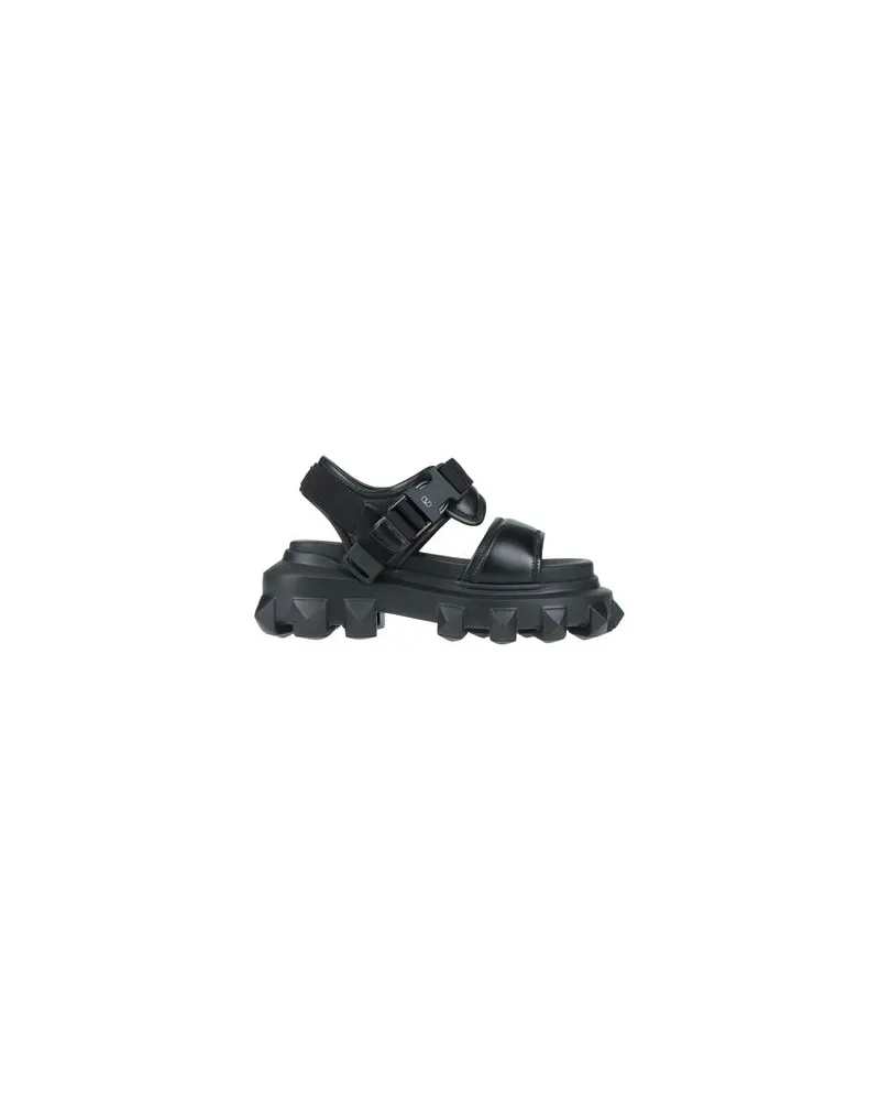 Valentino Garavani SCHUHE - Sandalenauf YOOX.COM Schwarz