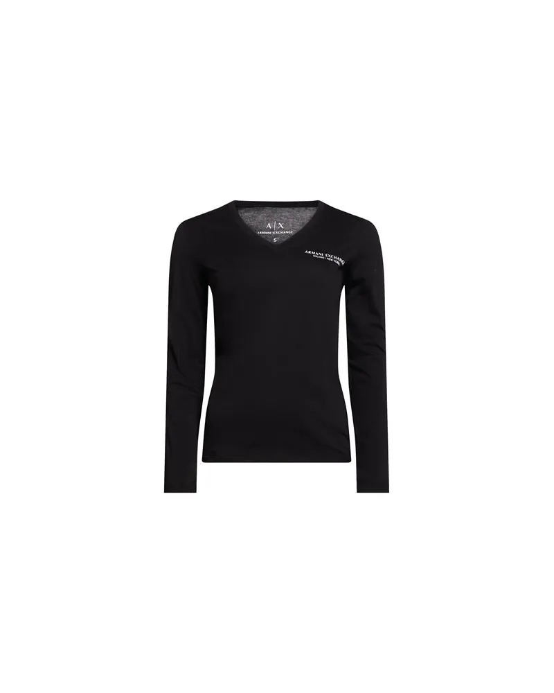 Armani Exchange TOPS - T-shirtsauf YOOX.COM Schwarz