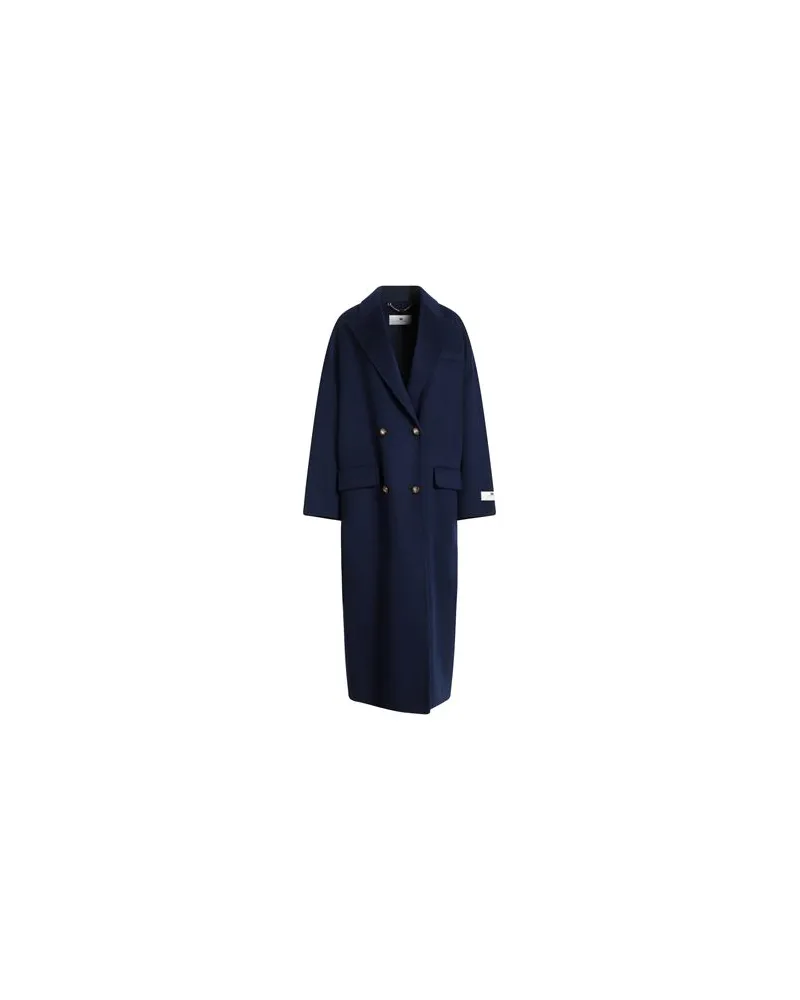 Elisabetta Franchi JACKEN & MÄNTEL - Mäntelauf YOOX.COM Blau