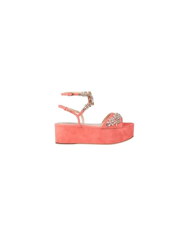 Giambattista Valli SCHUHE - Sandalenauf YOOX.COM Koralle