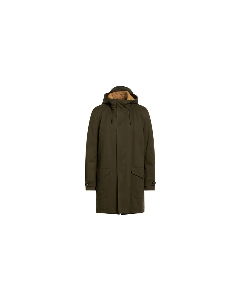 OFFICINA 36 JACKEN & MÄNTEL - Mäntelauf YOOX.COM Militärgrün