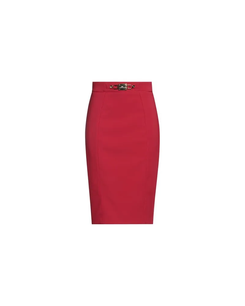 Elisabetta Franchi HOSEN & RÖCKE - Midi-Röckeauf YOOX.COM Rot