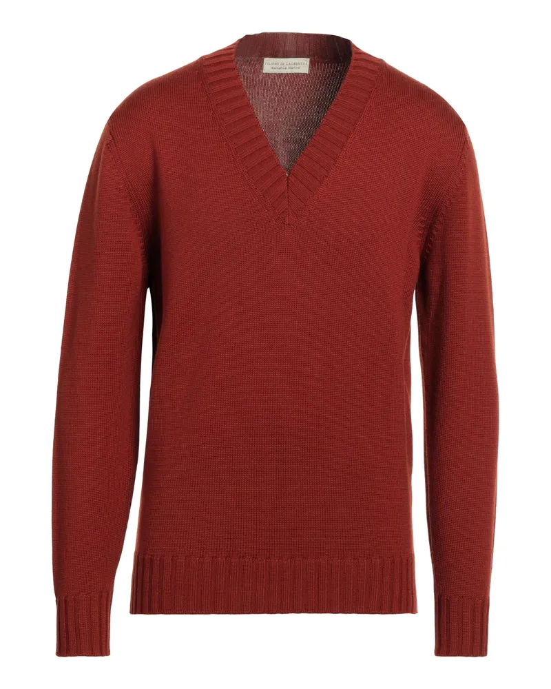 Filippo de Laurentiis Pullover Rostrot