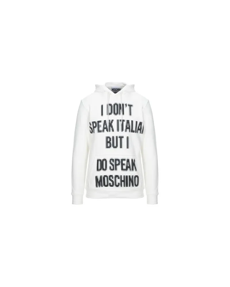 Moschino TOPS - Sweatshirtsauf YOOX.COM Weiß
