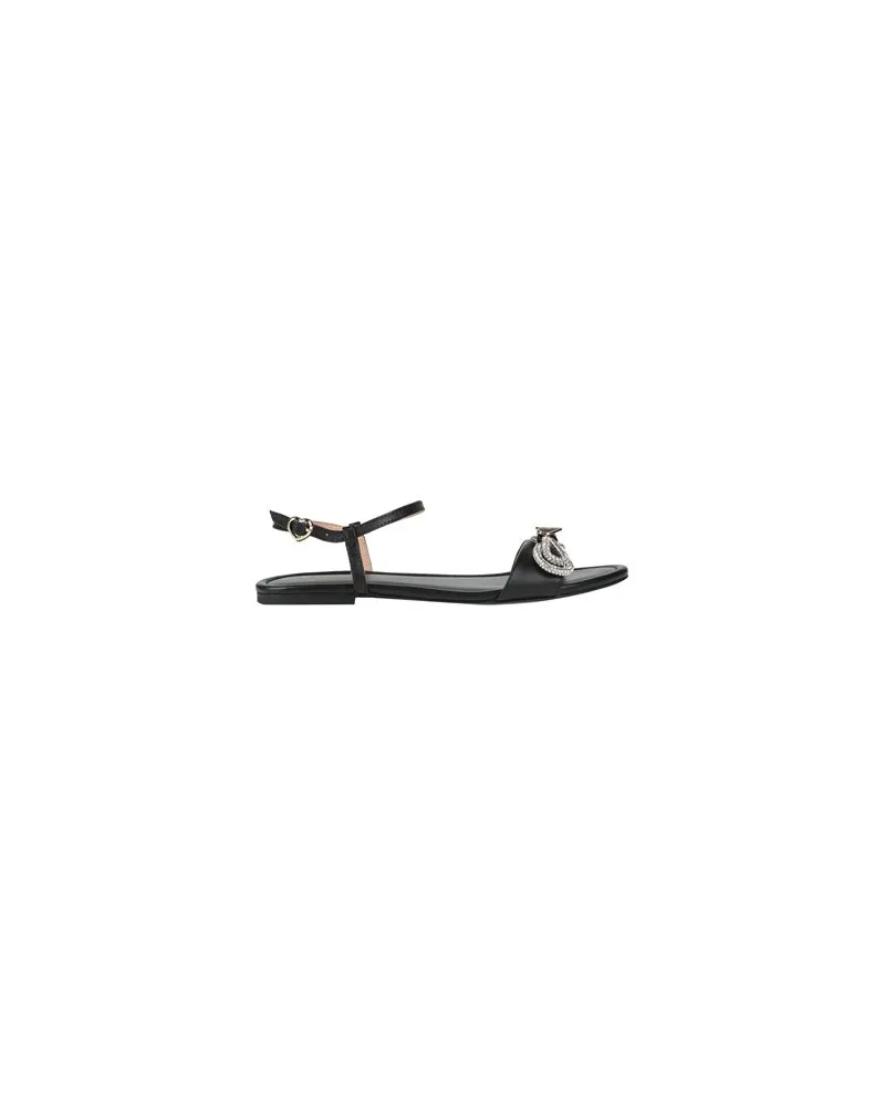 Moschino SCHUHE - Sandalenauf YOOX.COM Schwarz