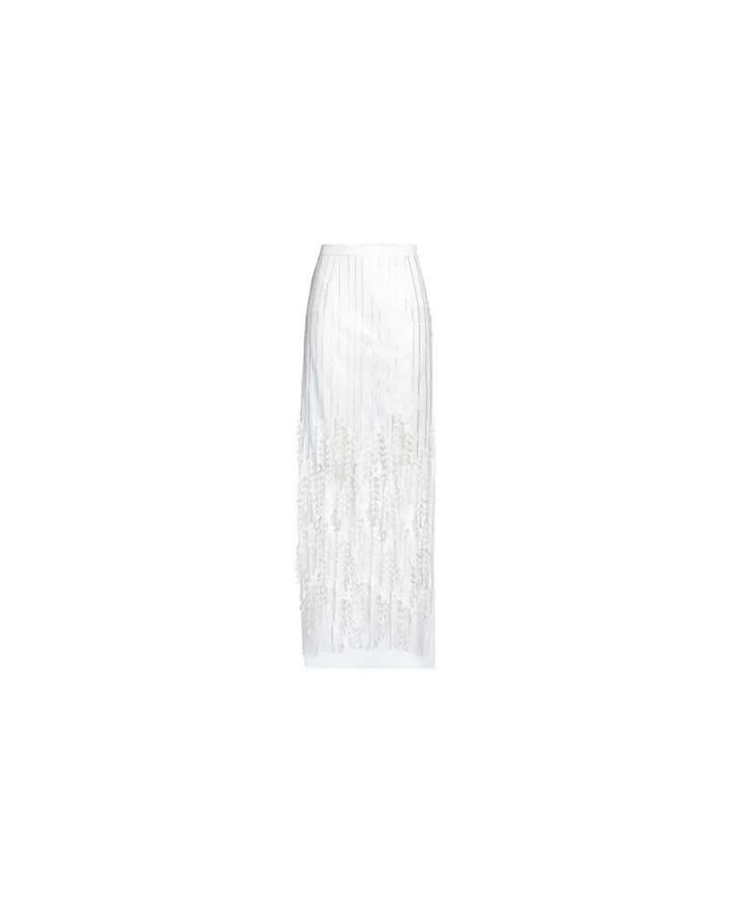 Elisabetta Franchi HOSEN & RÖCKE - Maxi-Röckeauf YOOX.COM Weiß