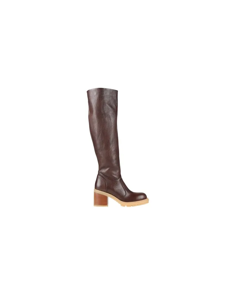 Attilio Giusti Leombruni SCHUHE - Stiefelauf YOOX.COM Dunkelbraun