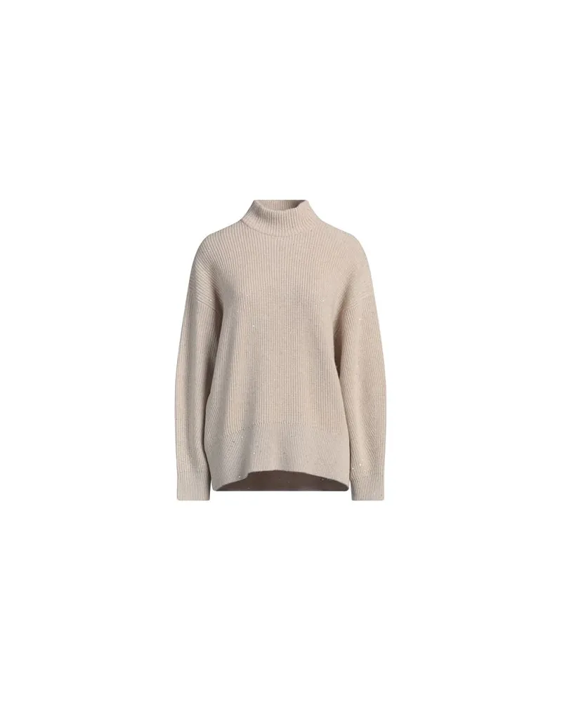 Brunello Cucinelli STRICKWAREN - Rollkragenpulloverauf YOOX.COM Beige