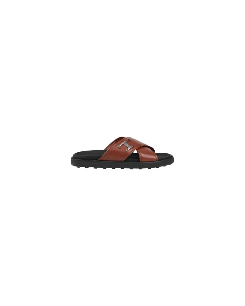 TOD'S SCHUHE - Sandalenauf YOOX.COM Lederfarben