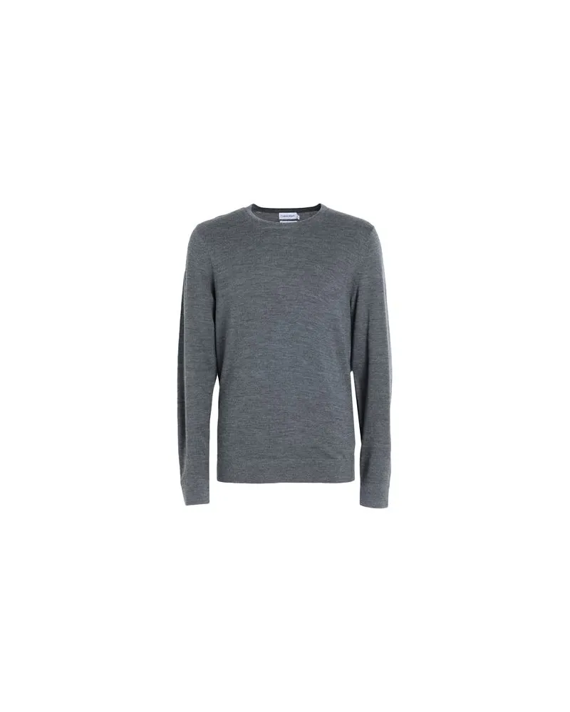 Calvin Klein STRICKWAREN - Pulloverauf YOOX.COM Grau