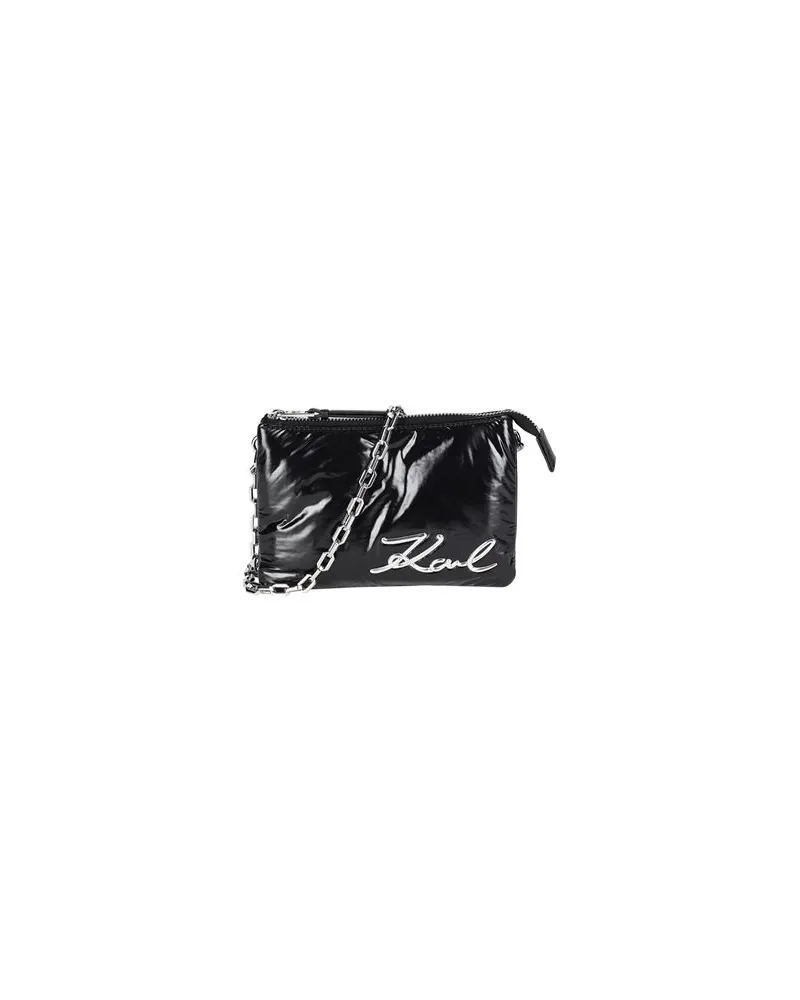 Karl Lagerfeld K/SIGNATURE SOFT DOUBLE POC - TASCHEN - Handtaschenauf YOOX.COM Schwarz
