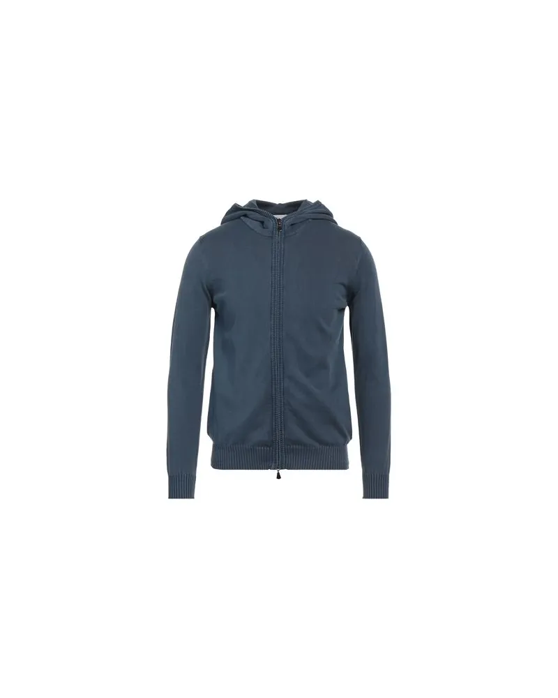 Alpha Studio STRICKWAREN - Strickjackenauf YOOX.COM Taubenblau
