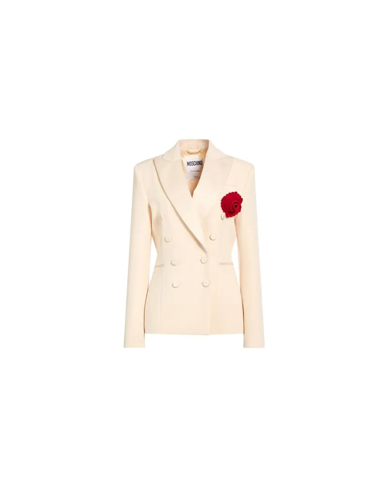 Moschino ANZÜGE und CO-ORDS - Blazersauf YOOX.COM Cremeweiß