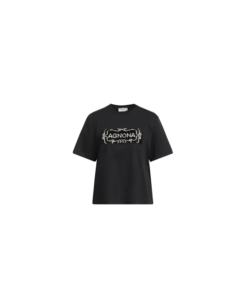 AGNONA TOPS - T-shirtsauf YOOX.COM Schwarz
