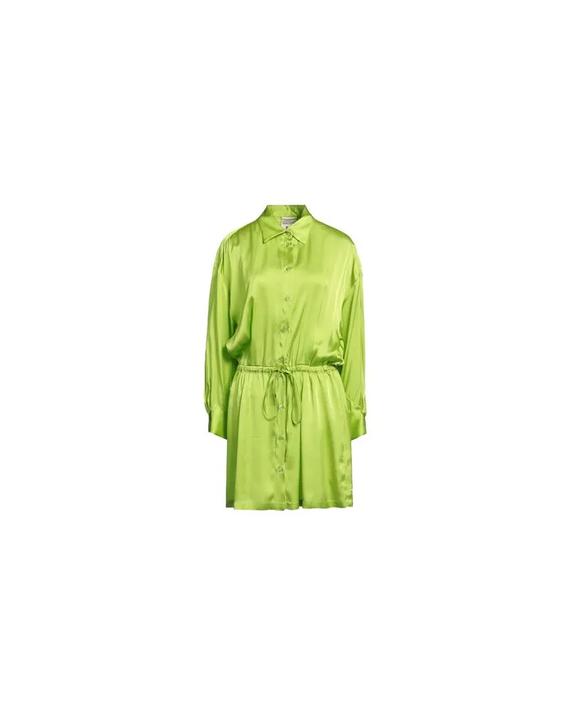 Semicouture KLEIDER - Mini-Kleiderauf YOOX.COM Limettengrün