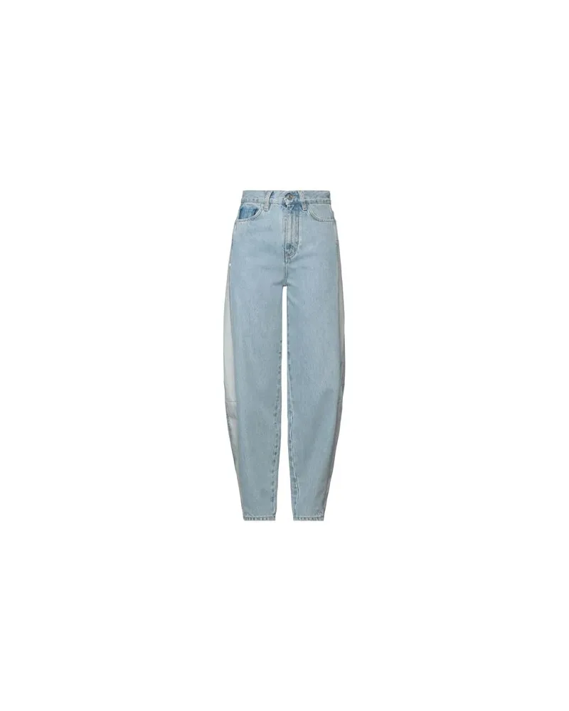 PLAN C HOSEN & RÖCKE - Jeanshosenauf YOOX.COM Blau