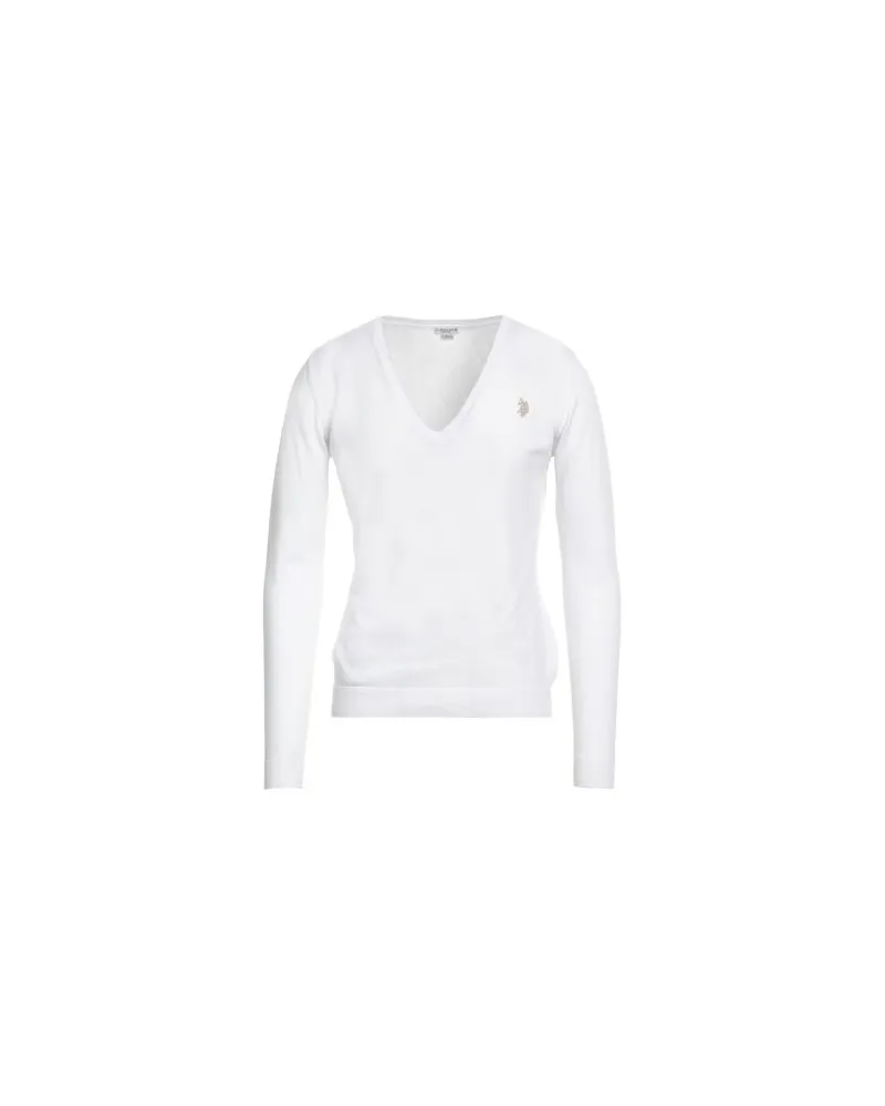 U.S. Polo Assn.  U POLO ASSN. - STRICKWAREN - Pulloverauf YOOX.COM Weiß