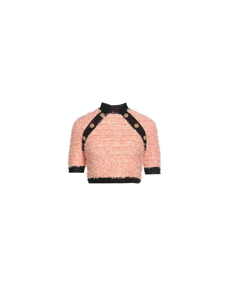 Balmain STRICKWAREN - Rollkragenpulloverauf YOOX.COM Lachs